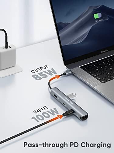 USB C Hub Multiport Adapter, CableCreation 6-u-1 USB - C HUB Bundle sa aktivnim USB produžnim