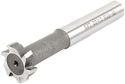 X-DREE 90mm duga 12mm prečnik ravna bušaća rupa 6 flauta HSS T Slot krajnji mlin 5mm x 20mm(Codolo cilindrico