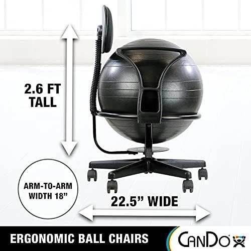 Cando metalna kuglična stolica - ergonomska aktivna stolica za vežbanje sedišta na naduvavanje sa vazdušnom