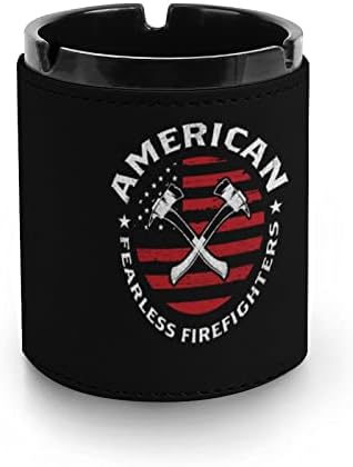 Američka neustrašiva vatrogasac PU kožna pepeljara za pušače za pušenje za pušenje pepela za pepeo za pepeo za