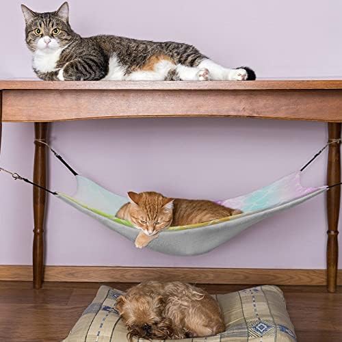 Krevet za mačke u boji Mermaid kavez za kućne ljubimce viseća mreža prozračna viseća garnitura za mačića