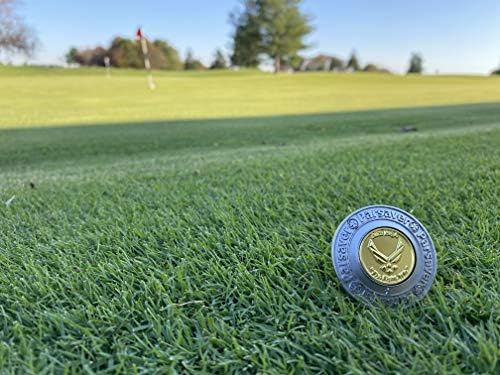 Marker dvostruke loptice za Golf za igrače-2 u 1 Marker vojne lopte - savršen poklon za golf