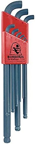 Bondhus 16599 Set od 9 Balldriver Stubby l-ključevi, veličine 1,5-10 mm