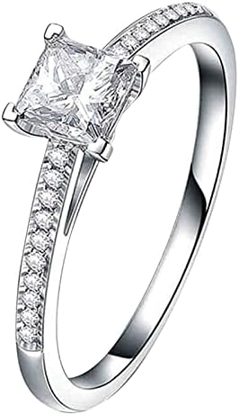 2023 Novo angažovanje dijamantskih princeze ženski cirkon prsten personalizirani prstenovi prilično