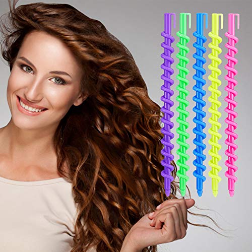 50 pakovanja plastičnih spiralnih štapova za kosu,frizerskih spiralnih štapova za kosu,spiralnih