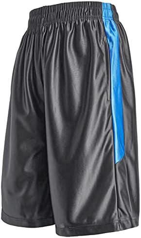 Gary Com 4 Pack Muške kratke hlače za košarku teretana Atletska kratke hlače sa dubokim džepovima i elastičnim