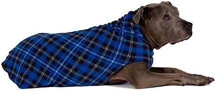 Gold Paw Stretch fleece pas za pse - plava plairana veličine 4
