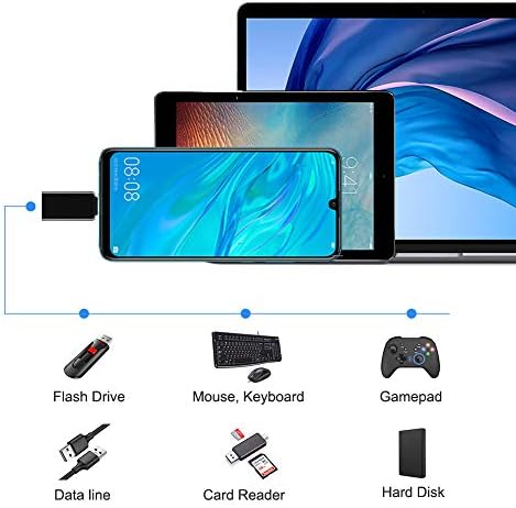 Borlter CLAMP USB C do USB adaptera, USB tip-c do USB 3.0 OTG adapter kompatibilan sa MacBook Air 2020, iPad