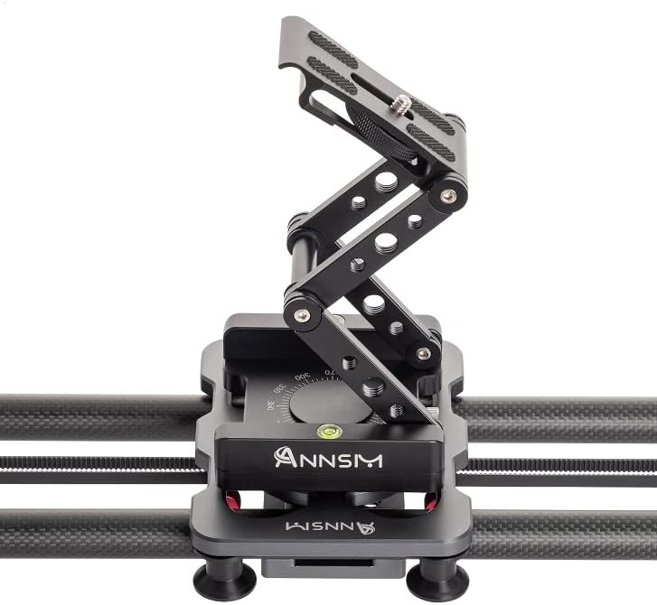Annis 16 inča / 40cm mini stol Top video kamere klizač karbonskih vlakana šipke šipke sa fleksibilnom