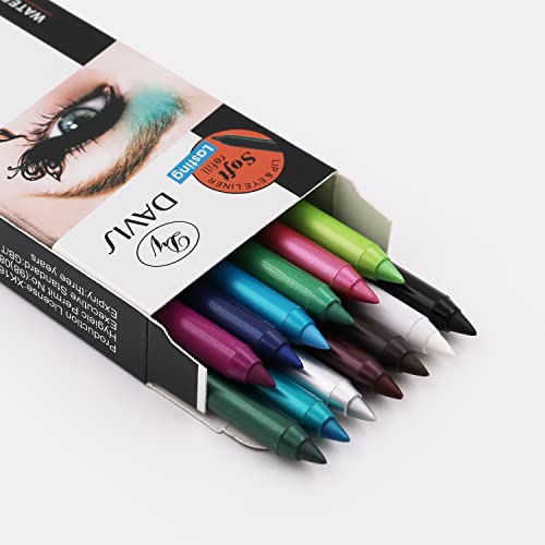 TWOMODE 13 boja olovka za oči olovka šarena sjenila olovka olovka za obrve Glitter Matte for Women eye