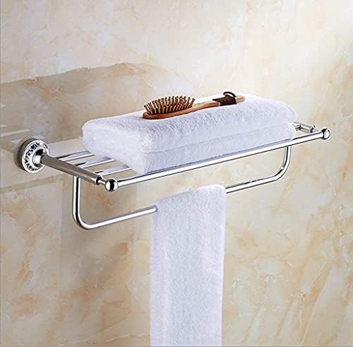 LXDZXY ručnike s ručnikom, sva bronzana kupaonica zid viseći okrugli bazni ručnik ručni ručnik bar, sier