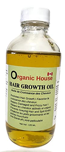 Ulje za rast kose 120 ML / organski / bez hemikalija / rast kose / oštećena & amp; kovrčava kosa | sijeda