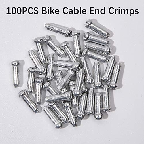Završni poklopci kablova za bicikle, Presovi na kraju kabla od legure, krajnji vrhovi kabla za kočnice za bicikle
