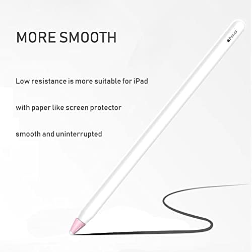 Yinva poklopac za jabuku sa vrhom, smanjenje buke Silikonska nib poklopac za Apple olovku 2. generacijski