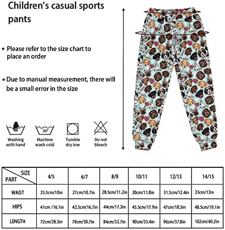 Za u dizajnu dječje atletske dukseve casual hlače plesne hlače Sportski trčanje jogger hlače