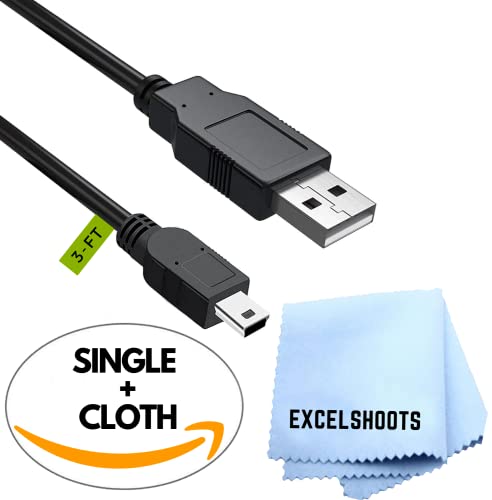 Excelshoots USB kabl, kompatibilan sa digitalnim fotoaparatom Canon EOS Rebel T7 DSLR i drugim uređajima