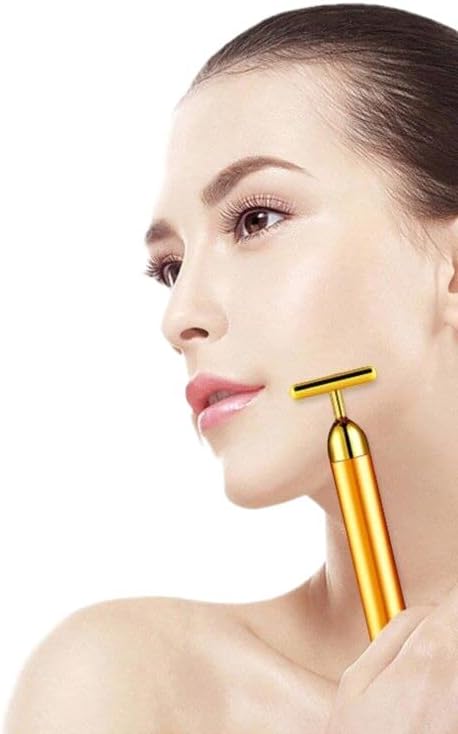 WEERSHUN 24k Gold Face Lift Stick Roller Vibrating Body Slimming masaža Stick Facial Beauty Skin Care