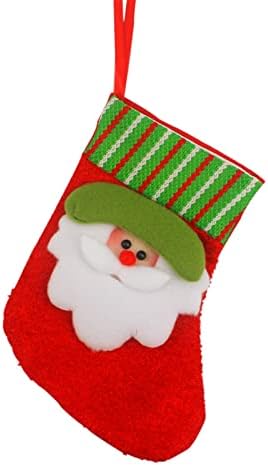 Garland Dekorativne božićne čarape Dječje poklon torbe bombonske torbe poklon čarape Božićne ukrase Office Ornament