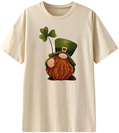 za djevojke jesen ljeto kratki rukav odjeća modna grafička grafička grafička osnovna ručak sv. Patrick's Day