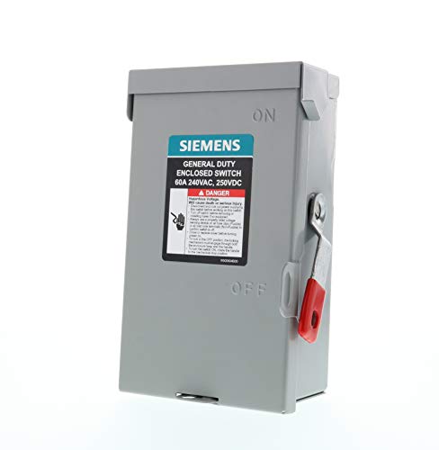 Siemens 2p 60a 240V opći sigurnosni prekidač na otvorenom, neplasiva