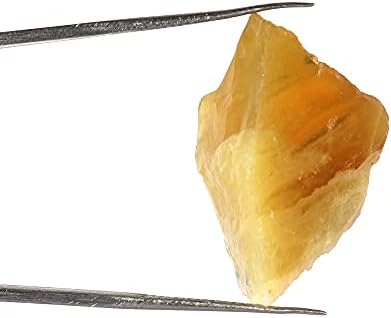 Gemhub kamen žuti opal za ljekovito, omotač žice, nakit izrada labavog dragulja 26 CT