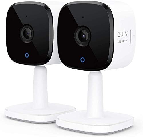 EUFY Sigurnost Solo Indoorcam C24 2-CAM komplet, 2K sigurnosna kamera, dodatak fotoaparata sa Wi-Fi, Human