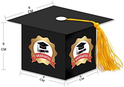 12 pakovanja sa 4 dizajna, svaka 3 kom, diplomski dekoracije za poklon kutija - čestitke CAP CAP