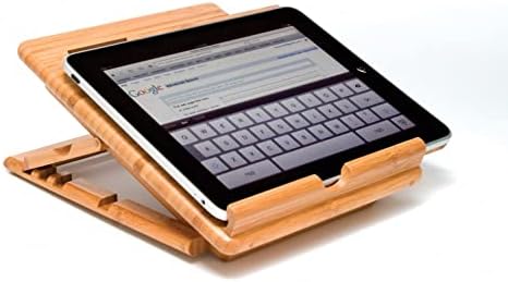 Lipper International 1887 bambusov štand drveta za iPad, Samsung, Nexus, Nintendo prekidač i ostale tablete