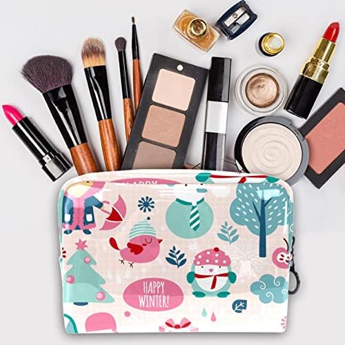 Tbouobt kozmetičke vrećice za žene, torba za šminku Travel Toaletska torba Organizator, sretan zimski