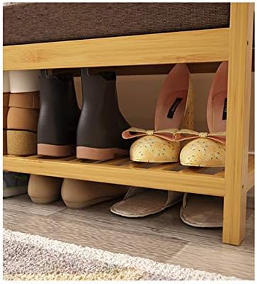 Stalak za cipele / klupa za cipele sa posteljinom sa jastukom za skladištenje stolica multi-funkcija ulazna