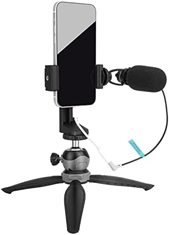 Eachshot mikrofon za iPhone sa stativom, oprema za snimanje sa eksternim Videomic Shotgun Mic-om