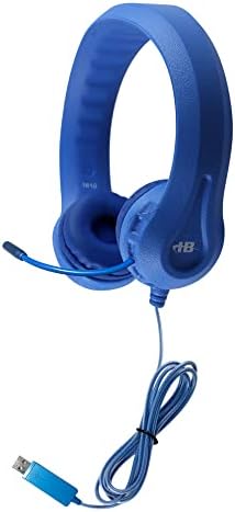 HamiltonBuhl 42 paket dečijih plavih Flex-Phone USB slušalica sa mikrofonom u Gooseneck-u