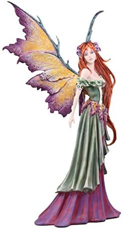 Ebros Amy Brown Velika ljetna vila s cvjetnim ukrasnim kolektorom Faerie Fae Magic Figurine 18.5 H Fantasy