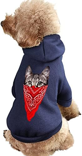 Smiješna mačka kućna odjeća sa šeširom tople odjeće za kućne ljubimce modna dukserica za doggy mačka