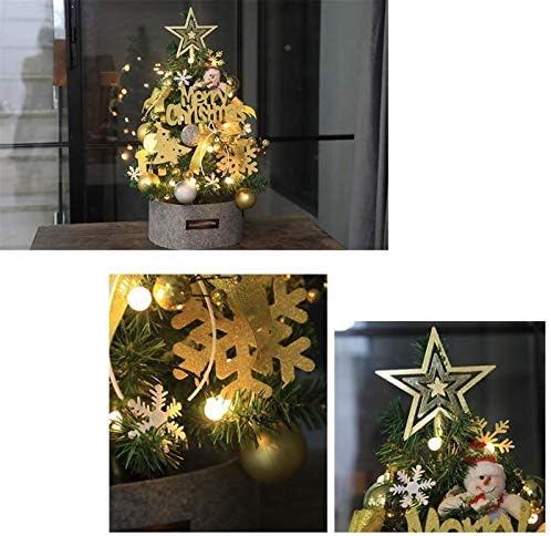 Shuishu Mini Xmas Green Pine Tree Božićno drvce Kupovina trgovačka dekoracija Početna Desktop Božićni ukrasi