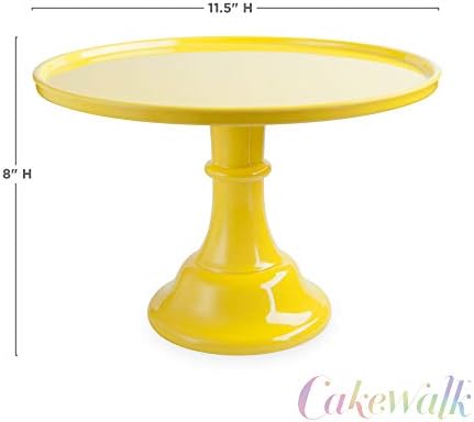 Twine žuti melaminski stalak za torte, Cupcake postolje, kućni dekor, servis hrane, pribor za desert, žuti, skup