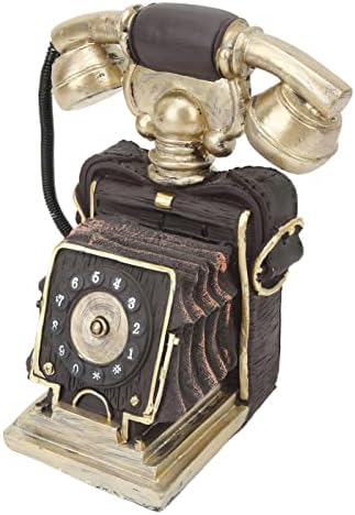 Rosvola Dekoracija telefona, izvrsna živopisan mekani simulirani antički telefonski model za spavaću sobu za kafić