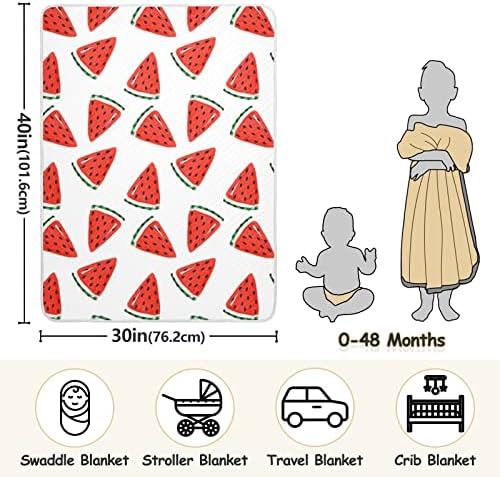 Mcchiver ljetni voćni lubenici za bebe za djecu za djevojke koje primaju deke Girl Deceller pokrivač