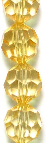 EXPO BD53349 Akrilske perle 8-inčne pramene, amber