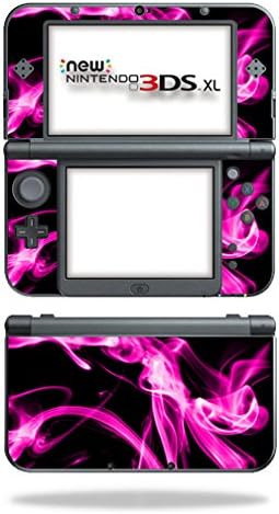 Monyykins kože kompatibilan sa Nintendo 3DS XL - ružičastim plamenom | Zaštitni, izdržljivi i jedinstveni
