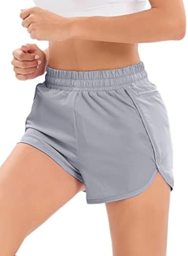 Kojooin Ženske kratke hlače Brze suho vježbanje visokog struka Atletska kratke hlače u teretani