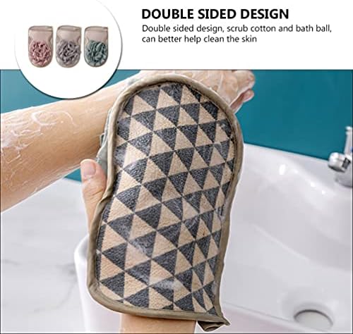 Doitool kupatilo za kadu za kupanje rukom 2pcs prenosivi karoserija mrežaste rukavice Loofahs Pouf Pogodno