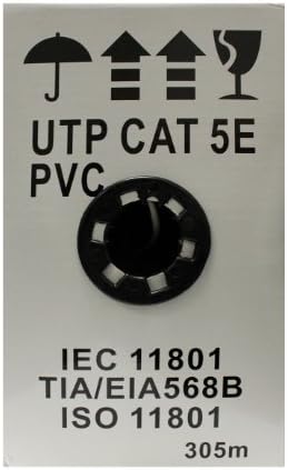 HDVD ™ CAT5E Ethernet kabel / žica UTP izvučena kutija, 1000FT CAT-5E bijela, 24WG, 350MHz, UTP