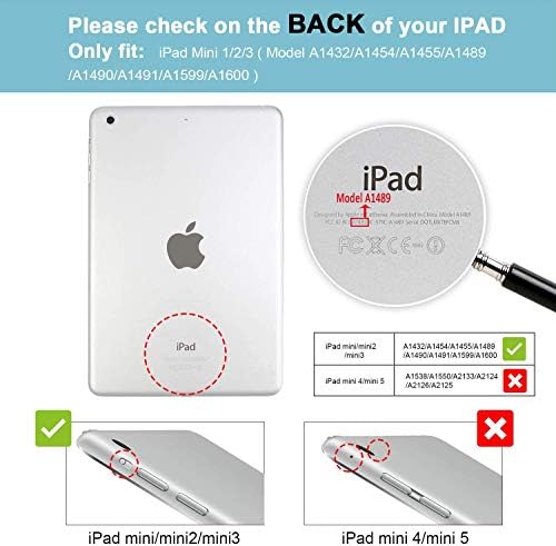 ProCase iPad Mini 1 2 3 Štitnici ekrana paket sa iPad Mini futrolom za iPad Mini 5 2019/ Mini 4,