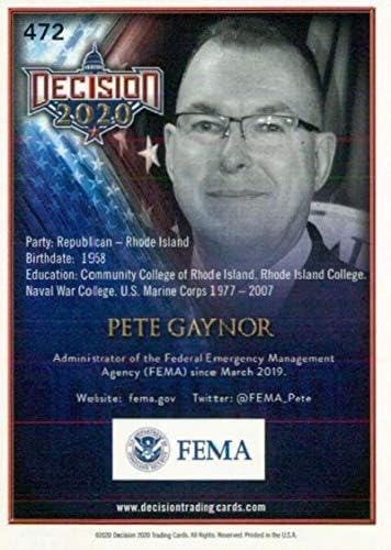 Odluka od 2020. 472 Pete Gaynor Trgovačka kartica