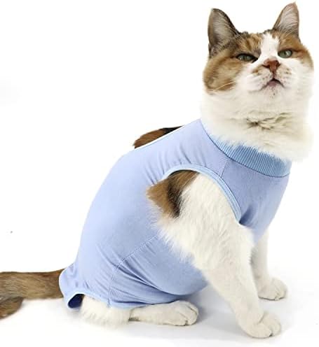 Tijelo za oporavak Qiyadin CAT, mačji hirurški omota za trbušnu ranu ili kožnu bolest, mačka za mačke za mačke