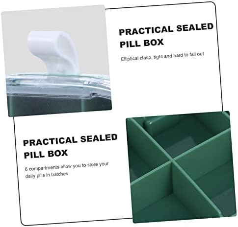 Healeved Kutija Za Doziranje Kutija Za Lijekove Putni Kontejner Mini Kutija Za Odlaganje Prijenosni Mini