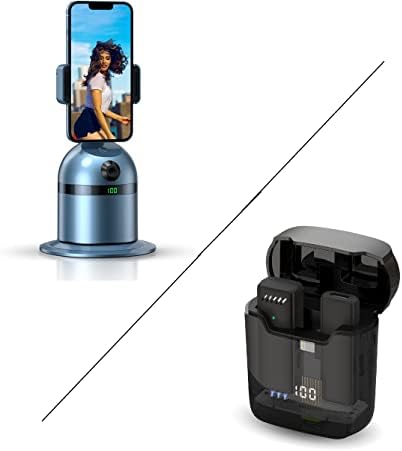 Automatsko praćenje lica držač telefona za stativ sa bežičnim Lavalier reverom Mircophone za icon Insider