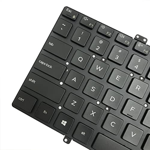GinTai Američka Tastatura sa pozadinskim osvetljenjem za Dell Latitude 5400 5401 5411 3400 7400 7410