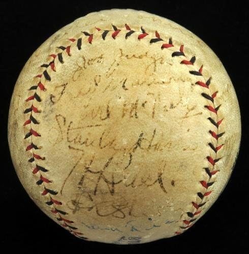 1924. Washington Senators WS Champs tim potpisao je bejzbol WALTER JOHNSON JSA COA - AUTOGREMENE